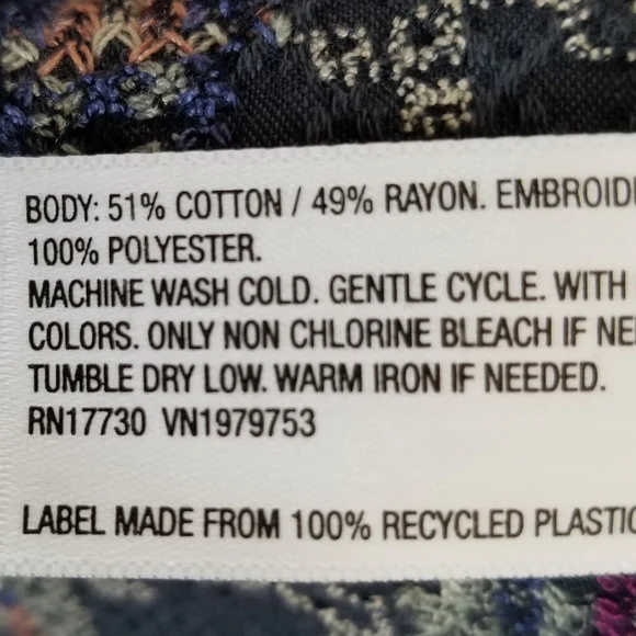 Knox Rose Blue and Purple Embroidered Dress - Picture 11 of 11